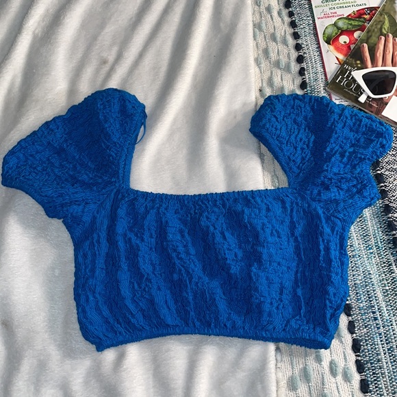 Zara Textures Crop Top - Small - Picture 5 of 5